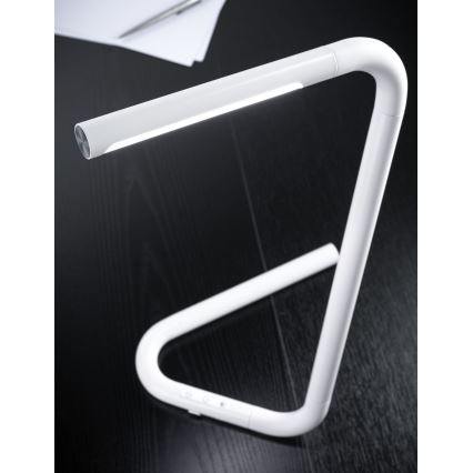 Paulmann 95423 - LED/4,5W Candeeiro de mesa com regulação por toque FLEXLINK 5V/USB 4400 mAh branco
