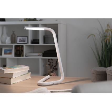 Paulmann 95423 - LED/4,5W Candeeiro de mesa com regulação por toque FLEXLINK 5V/USB 4400 mAh branco