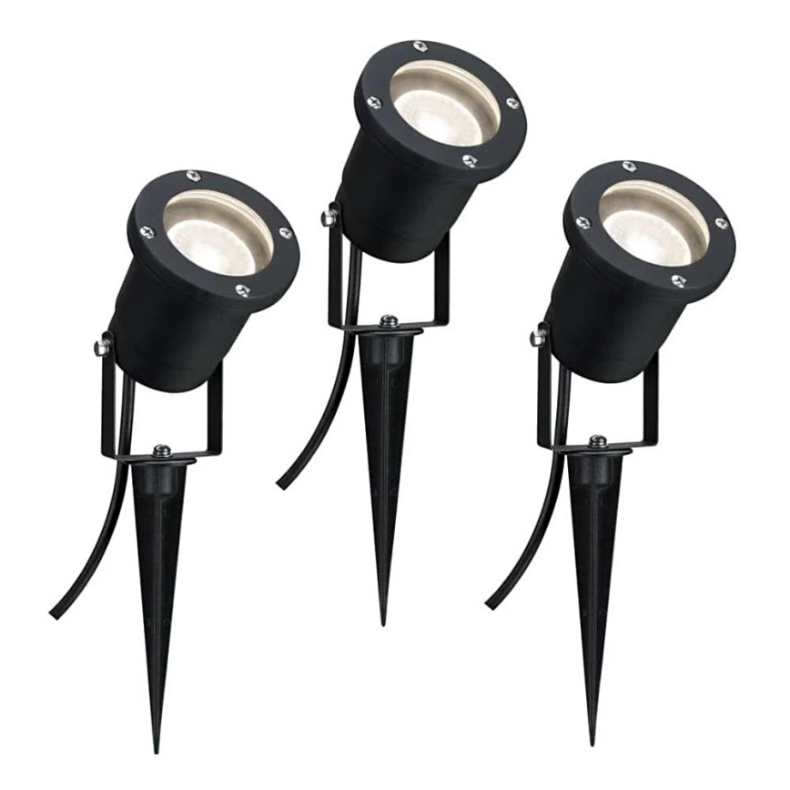 Paulmann 98897 - CONJUNTO 3xLED GU10/3,5W IP65 Candeeiro exterior 230V
