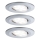 Paulmann 99933 - CONJUNTO 3x LED/5,2W IP65 Focos de encastrar para casa de banho com regulação 230V