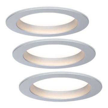 Paulmann - TIP 3938 - CONJUNTO 3xLED/4,5W Iluminação embutida 230V