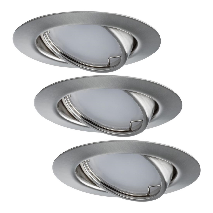Paulmann - TIP 3969 - CONJUNTO 3xLED/4,9W Luz embutida COIN 230V