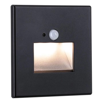 Paulmann  93135 - LED/1,2W Iluminação de escada com sensor EDGE 230V preto