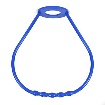 Pega de candelabro plástico AZUL