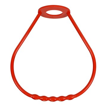 Pega de candelabro plástico vermelho