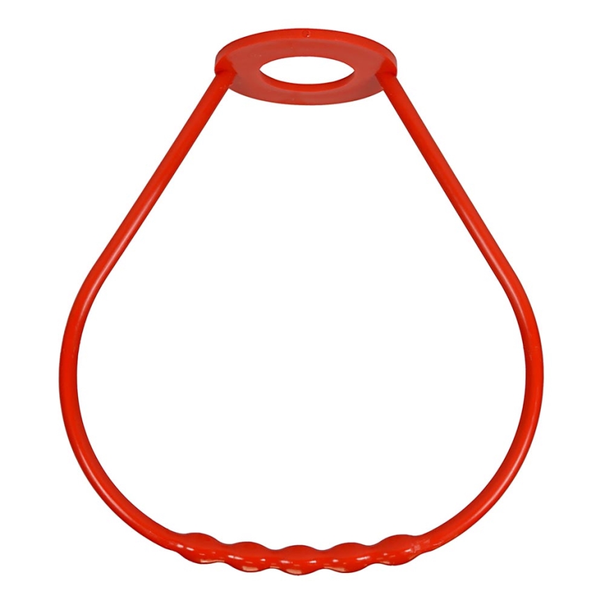 Pega de candelabro plástico vermelho