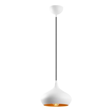 Pendente com cabo DODO 1xE27/40W/230V branco