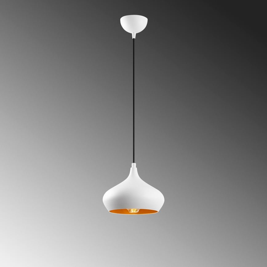 Pendente com cabo DODO 1xE27/40W/230V branco