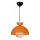 Pendente com cabo SALVA 1xE27/15W/230V laranja