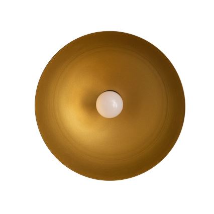 Pendente com cabo VESPER 1x E27, 15 W, 230 V, Ø 30 cm, preto/dourado