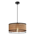 Pendente em cabo ARDI 1xE27/40W/230V castanho/preto