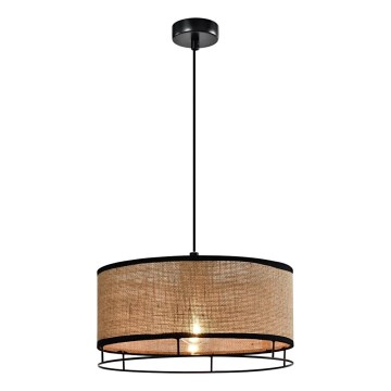 Pendente em cabo ARDI 1xE27/40W/230V castanho/preto