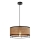 Pendente em cabo ARDI 1xE27/40W/230V castanho/preto
