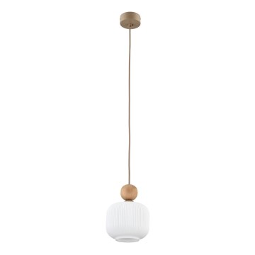 Pendente em cabo BALLO 1xE14/10W/230V bege