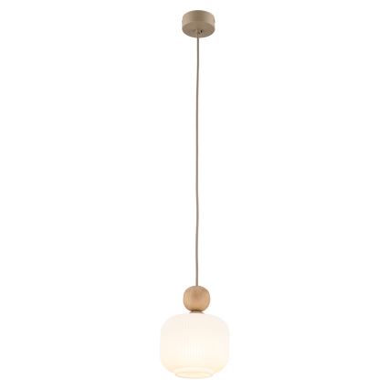 Pendente em cabo BALLO 1xE14/10W/230V bege