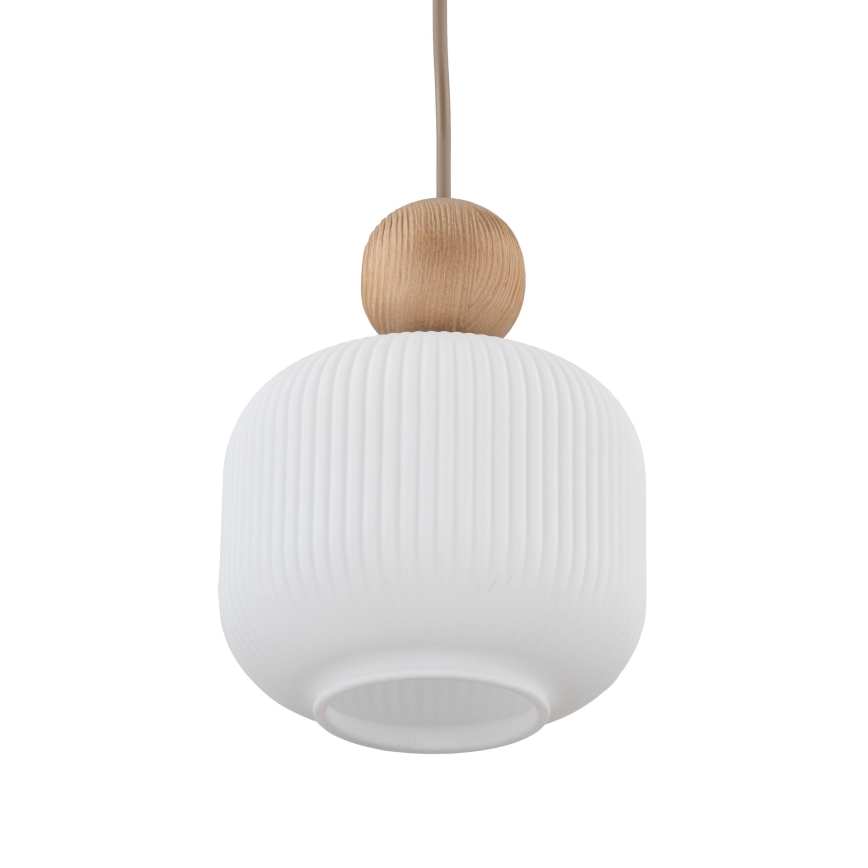 Pendente em cabo BALLO 1xE14/10W/230V bege