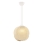 Pendente em cabo DRUM 1xE27/60W/230V cor creme