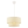 Pendente em cabo ECHO 1xE27/60W/230V creme