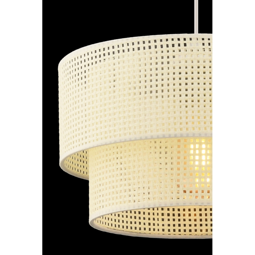 Pendente em cabo ECHO 1xE27/60W/230V creme