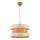 Pendente em cabo HALO 1xE27/60W/230V bege/creme