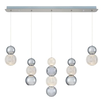 Pendente LED CREMONA LED/27W/230V 3000K cromado mate