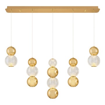 Pendente LED CREMONA LED/27W/230V 3000K dourado