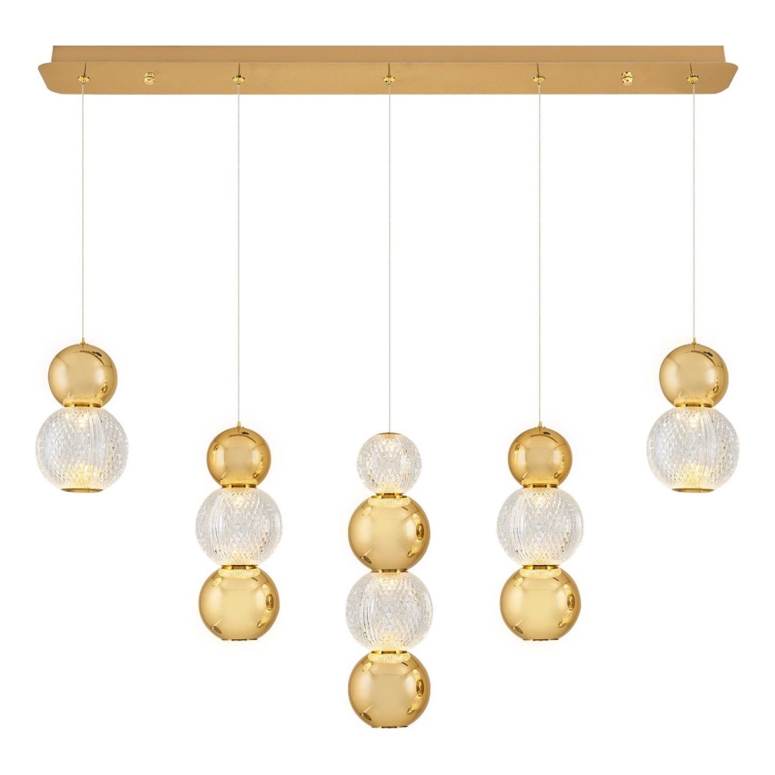 Pendente LED CREMONA LED/27W/230V 3000K dourado