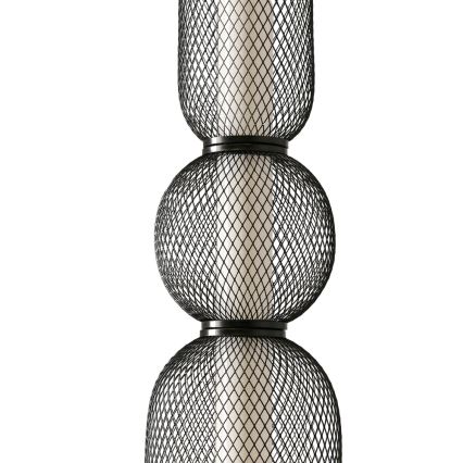 Pendente LED suspenso por cabo PUMA LED/15W/230V Ø 14 cm preto