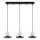 Pendente YILDO 3xE27/40W/230V branco/preto