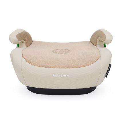 PETITE&MARS - Assento de elevação para automóvel OPTIMUS PRO i-Tamanho 125-150 cm (22-36 kg) bege
