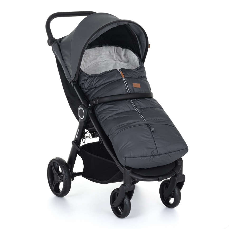 PETITE&MARS - Bolsa para bebé 3 em 1 JIBOT cinzento