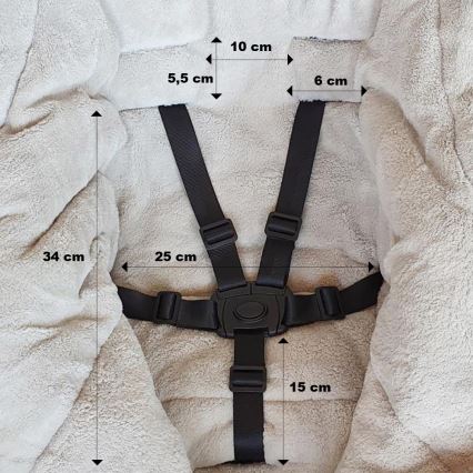 PETITE&MARS - Bolsa para bebé 3 em 1 JIBOT cinzento