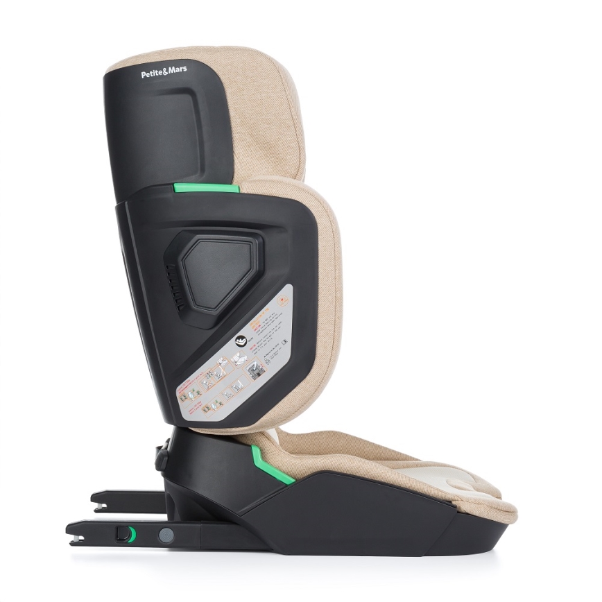 PETITE&MARS - Cadeira auto FLEX PRO i-Tamanho 100-150 cm (15-36 kg) bege