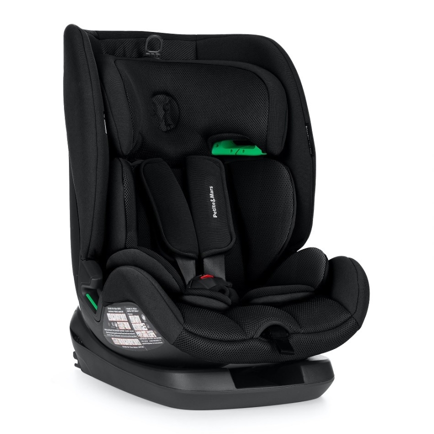 PETITE&MARS - Cadeira auto PRIME PRO i-Tamanho 76-150 cm (9-36 kg) preto