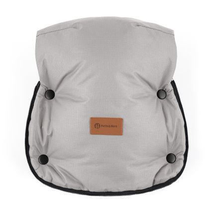 PETITE&MARS-CONJUNTO Saco-cama 4 em 1 ARCTIC + protetor para mãos para carrinho de passeio FURRY Champagne Shower