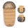 PETITE&MARS - CONJUNTO Saco-cama 4 em 1 COMFY + protetor para mãos para carrinho de passeio FURRY Elegant Caramel