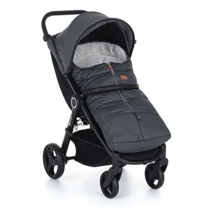 PETITE&MARS - CONJUNTO Saco para bebé 3in1 JIBOT + luvas para carrinho de bebé JASIE grey
