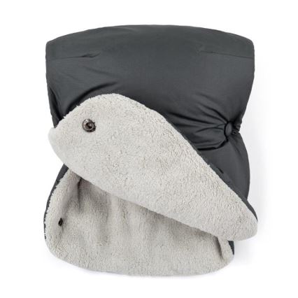 PETITE&MARS - CONJUNTO Saco para bebé 3in1 JIBOT + luvas para carrinho de bebé JASIE grey