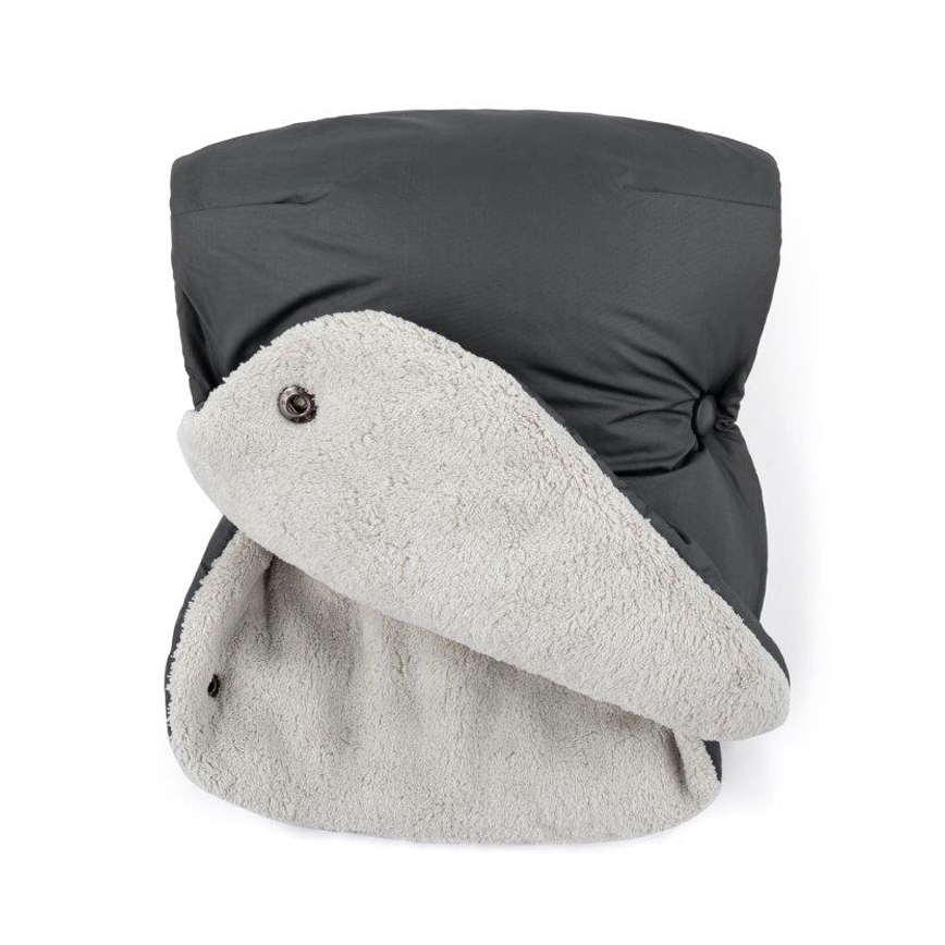 PETITE&MARS - CONJUNTO Saco para bebé 3in1 JIBOT + luvas para carrinho de bebé JASIE grey