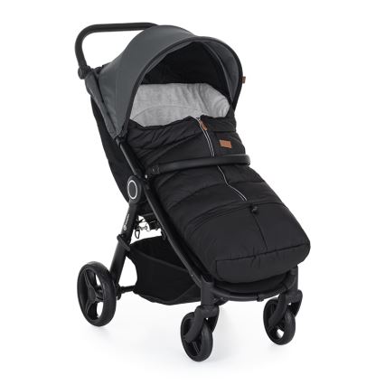 PETITE&MARS - CONJUNTO Saco para bebé 3in1 JIBOT + luvas para carrinho de bebé JASIE preto