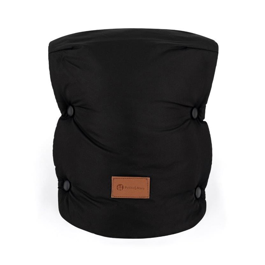 PETITE&MARS - CONJUNTO Saco para bebé 3in1 JIBOT + luvas para carrinho de bebé JASIE preto