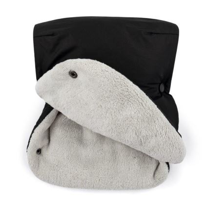 PETITE&MARS - CONJUNTO Saco para bebé 3in1 JIBOT + luvas para carrinho de bebé JASIE preto