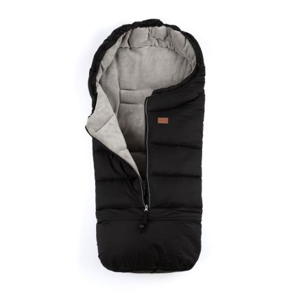 PETITE&MARS - CONJUNTO Saco para bebé 3in1 JIBOT + luvas para carrinho de bebé JASIE preto