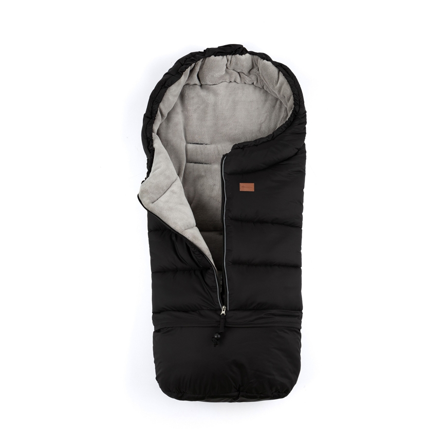 PETITE&MARS - CONJUNTO Saco para bebé 3in1 JIBOT + luvas para carrinho de bebé JASIE preto