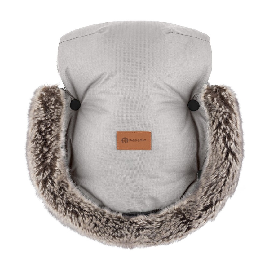 PETITE&MARS - Luvas  para carrinho de passeio FURRY Champagne Shower