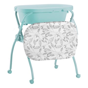 PETITE&MARS - Mesa da muda da fralda com banheira SPA 3em1 menta