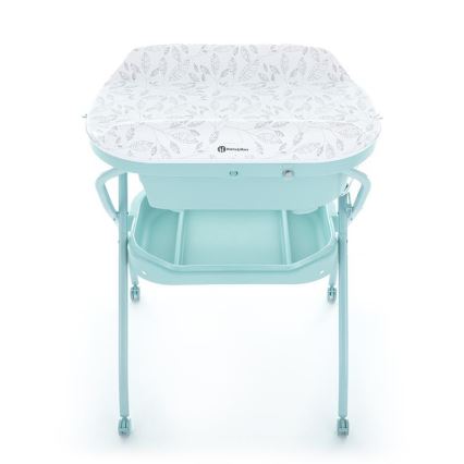 PETITE&MARS - Mesa da muda da fralda com banheira SPA 3em1 menta