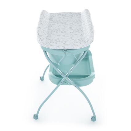 PETITE&MARS - Mesa da muda da fralda com banheira SPA 3em1 menta