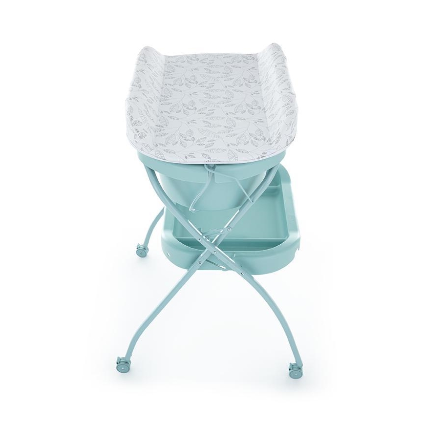 PETITE&MARS - Mesa da muda da fralda com banheira SPA 3em1 menta