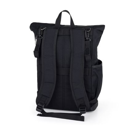 PETITE&MARS - Mochila para muda de roupa para carrinho de bebé JACKOB preto